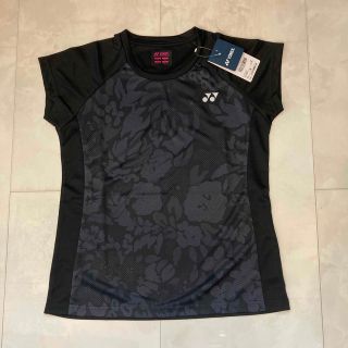 ヨネックス(YONEX)のYONEX ヨネックス　ウィメンズドライTシャツ　黒　M(ウェア)