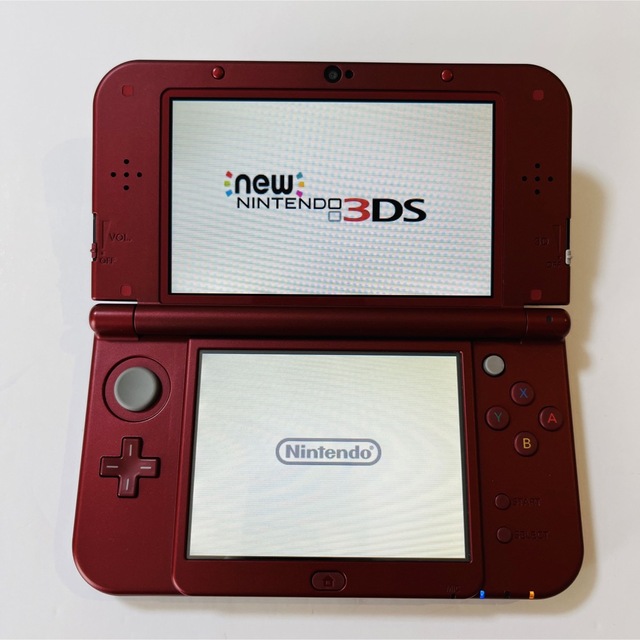 保存版】 Newニンテンドー3DS LL メタリックレッド 美品 携帯用ゲーム