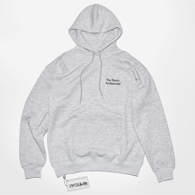 新品 ENNOY エンノイとスタイリスト私物 HOODIE GRAY パーカー