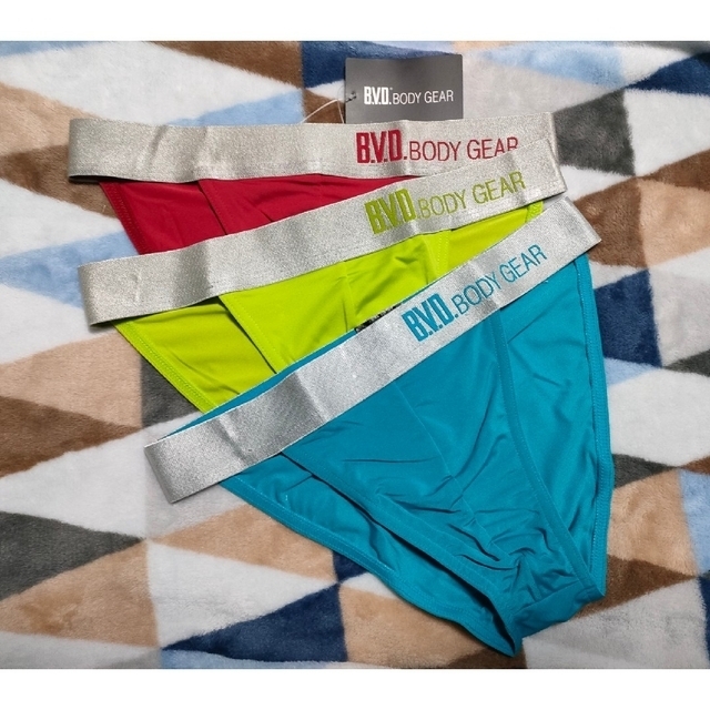 B.V.D(ビーブイディー)のBVD BODY GEAR マイクロビキニ （Mサイズ）・３枚セット メンズのアンダーウェア(その他)の商品写真