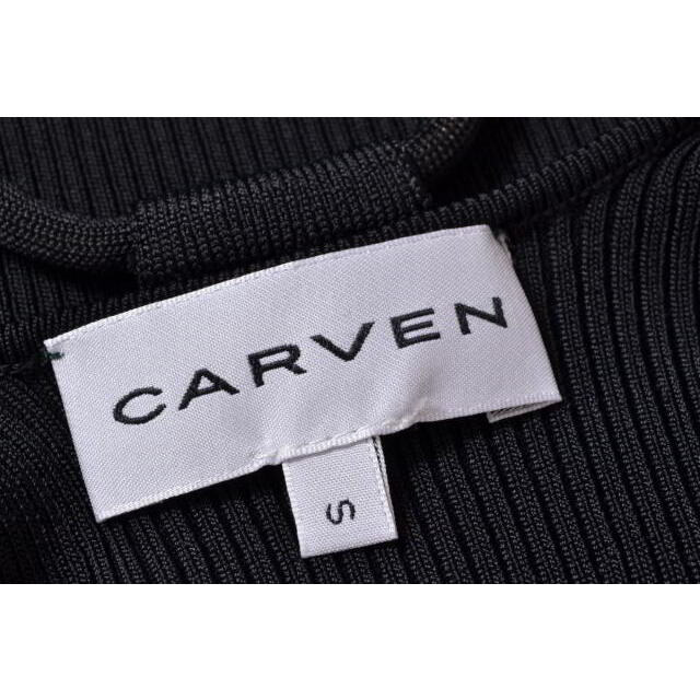 CARVEN(カルヴェン)のCARVEN リブ ニット ブラウス レディースのトップス(シャツ/ブラウス(半袖/袖なし))の商品写真