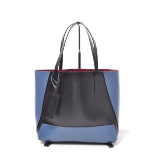 マルニ(Marni)のMARNI バイカラー レザー ハンドバッグ(ハンドバッグ)