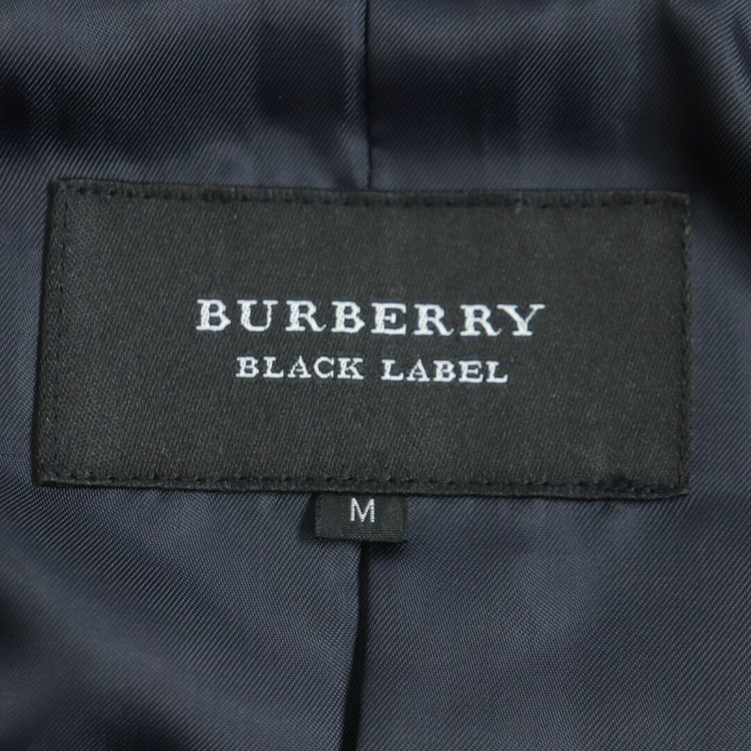 BURBERRY - 極美品▽バーバリーブラックレーベル チェック柄 ロゴ入り