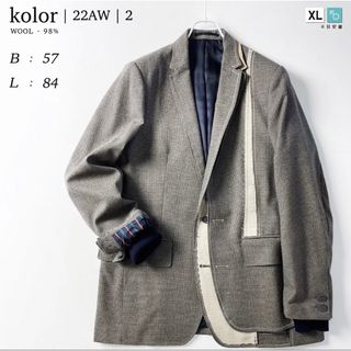 カラー(kolor)のkolor　テーラード ジャケット サイズ2  完売品(テーラードジャケット)