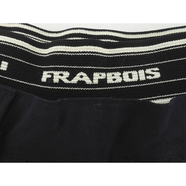 FRAPBOIS(フラボア)のFRAPBOIS フラボア ウエストゴム 切替 ワイド パンツ size1/紺ｘグレー ■■ レディース レディースのパンツ(その他)の商品写真