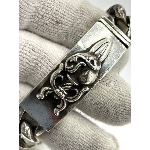 CHROME HEARTS ダガー ガーネットビーズ ブレスレット