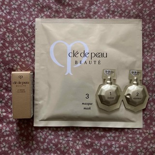 クレドポーボーテ(クレ・ド・ポー ボーテ)のclé de peau BEAUTÉ マスク 1回分＋ル・セラム(美容液)(パック/フェイスマスク)