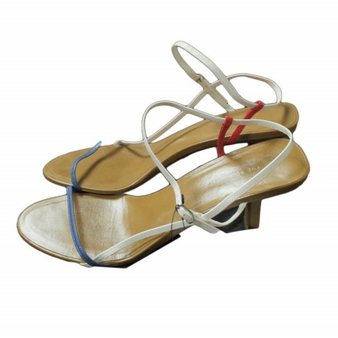 THE ROW ザ・ロウ イタリア製 Bare Sandal シープスキンレザーストラップサンダル ﻿F1099-L35 38(24.5cm) AGPW ヒール シューズ【中古】【THE ROW】 レディースの靴/シューズ(サンダル)の商品写真