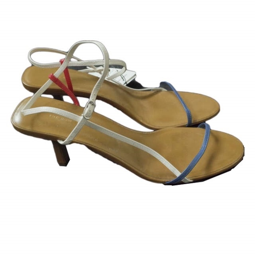 THE ROW ザ・ロウ イタリア製 Bare Sandal シープスキンレザーストラップサンダル ﻿F1099-L35 38(24.5cm) AGPW ヒール シューズ【中古】【THE ROW】 レディースの靴/シューズ(サンダル)の商品写真