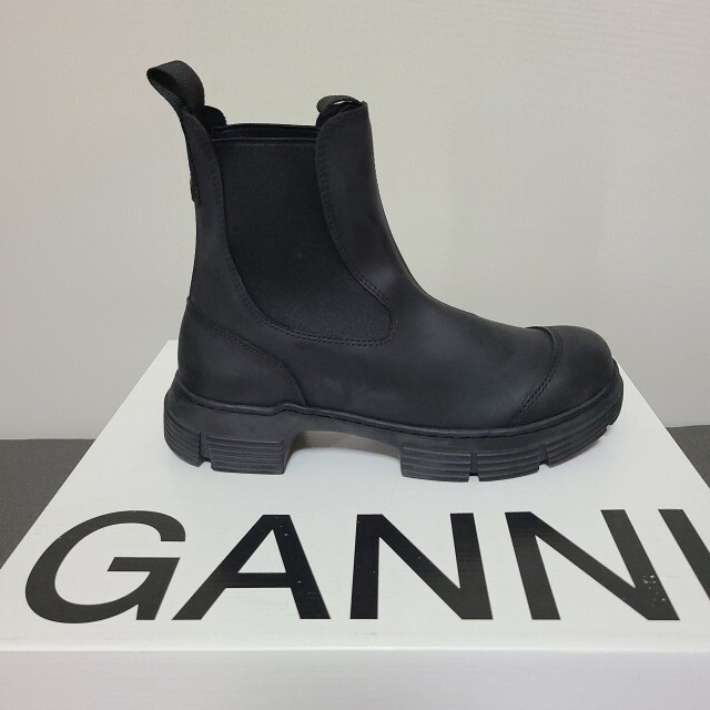 新品】GANNI ガニー リサイクルラバー ブーツ サイズ37の通販 by LUCY