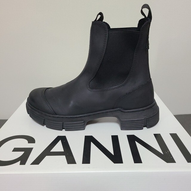 新品】GANNI ガニー リサイクルラバー ブーツ 36サイズ-
