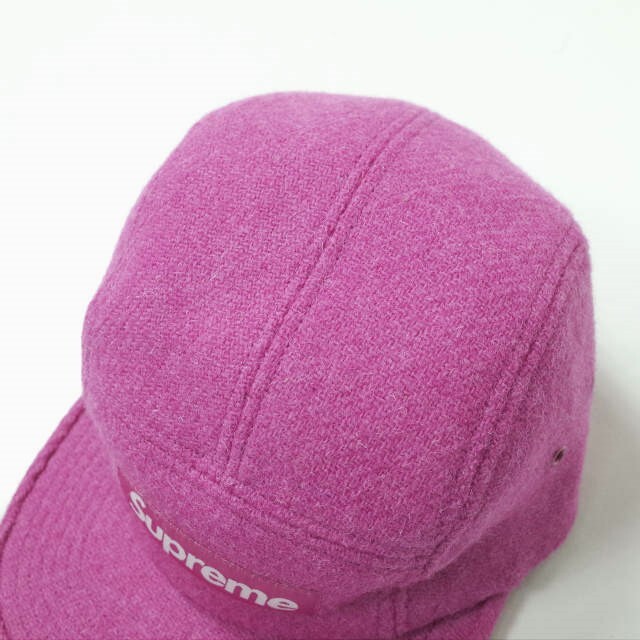 Supreme Harris Tweed Camp Cap 黒