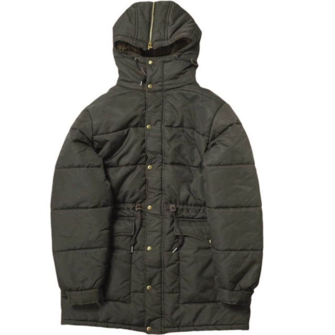 RRL ダブルアールエル 22AW コーテッドツイルパーカー 782871555001 S ダークブラウン Double RL ボアライナー フーデッド 中綿 ダウンコート アウター【RRL】