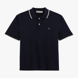 プチバトー(PETIT BATEAU)のプチバトー　ネイビー半袖ポロシャツ　サイズ６A　新品未使用(Tシャツ/カットソー)