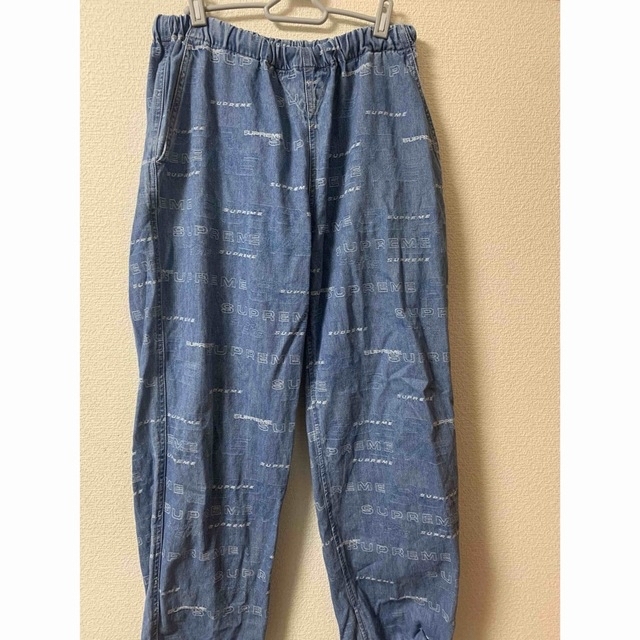 supreme dimensions logo denim skate pant | myglobaltax.com