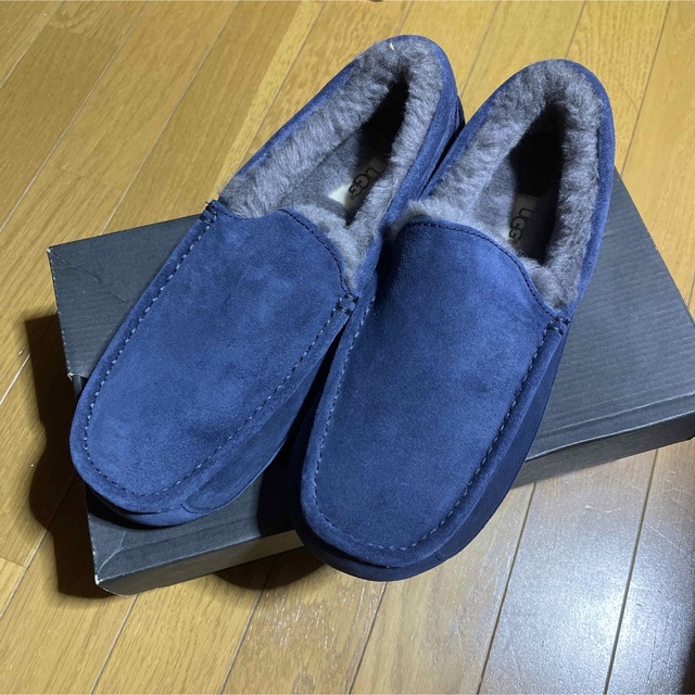 UGG モカシン アスコット ボア ローファー スリッポン