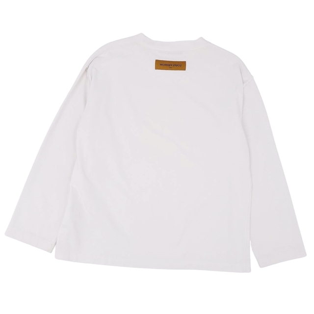 美品 ルイヴィトン LOUIS VUITTON Tシャツ 長袖 カットソー ロングスリーブ インサイドアウト ロゴ トップス メンズ M グレー