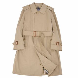 バーバリー(BURBERRY)の美品 Vintage バーバリー Burberrys コート シングル トレンチコート ライダーコート コットン100％ アウター メンズ 90-165(S相当) ベージュ(トレンチコート)