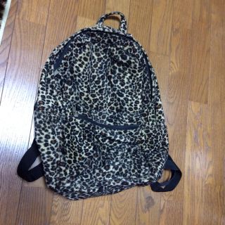 ヒョウ柄リュック(リュック/バックパック)