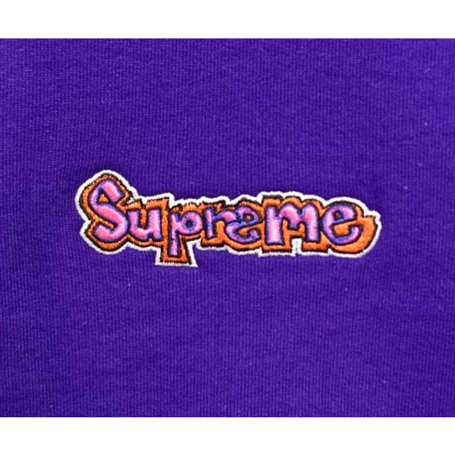 【期間限定値下げ】SUPREME シュプリーム 21SS Gonz Logo Crewneck ゴンズ ロゴ スウェット パープル サイズM 正規品 / 25586A