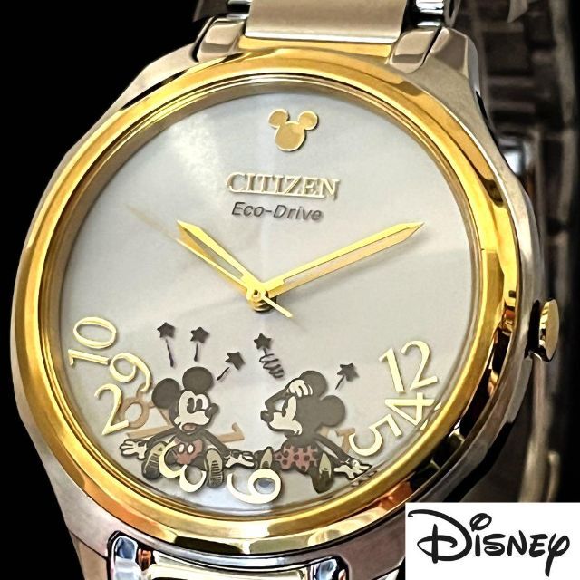 【Disney】ミッキー.ミニーマウス/CITIZEN/レディース腕時計/展示品