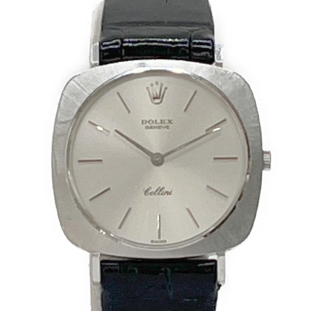 ROLEX - ◆◆ROLEX ロレックス メンズ腕時計　チェリーニ 手巻き　K18WG 箱付 ベルト社外品 2423036