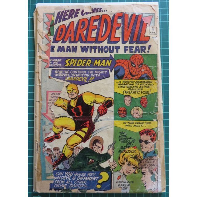 DaredevilDaredevil #1 1964年 デアデビル初登場 アメコミ