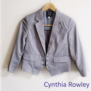 シンシアローリー(Cynthia Rowley)の【Cynthia Rowley】 テーラードジャケット☆グレー(テーラードジャケット)