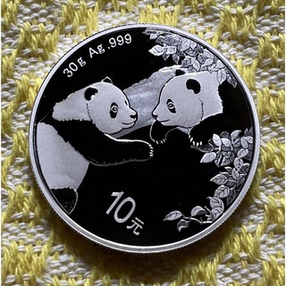 銀貨　99.9% 純銀　シルバー パンダ　銀貨　30グラム　ジャイアントパンダ