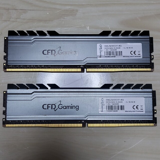 CFD Gaming メモリ 16GB DDR4-3200 8GB x 2枚