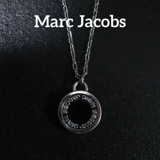マークジェイコブス(MARC JACOBS)の【匿名配送】マーク バイマーク ジェイコブス ネックレス ロゴ 黒(ネックレス)