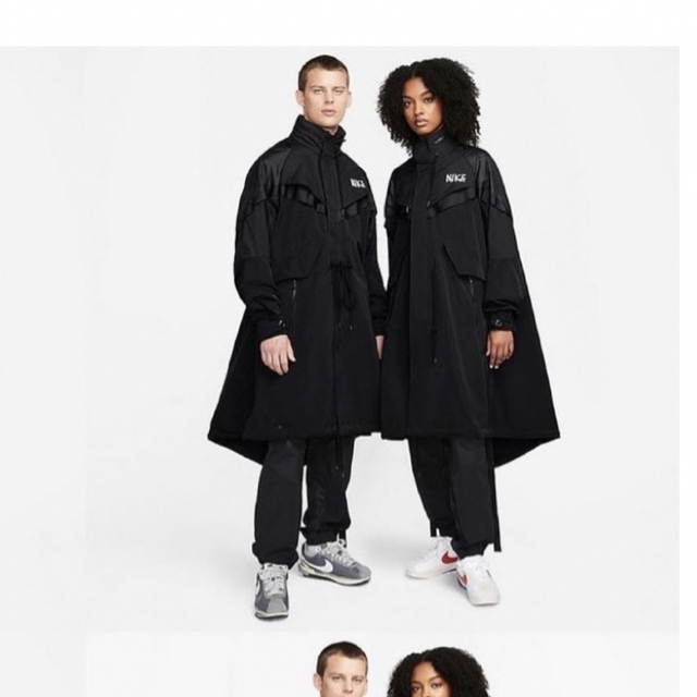 sacai - 限定お値下げ Sacai × Nike コート ジャケット ブラック sacai - 限定お値下げ Sacai × Nike コート ジャケット ブラック