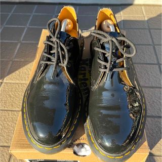 ドクターマーチン(Dr.Martens)の【美品】ドクターマーチン 1461 3ホール パテント ブラック 28(ブーツ)