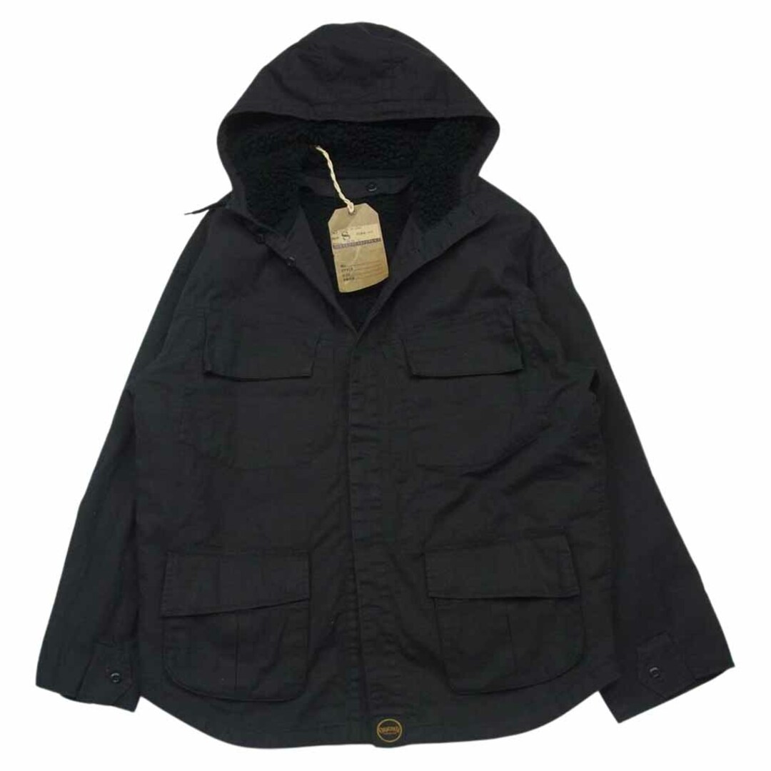 TENDERLOIN テンダーロイン rip stop bdu hooded リップ ストップ フーデッド ジャケット ブラック系 紫がかった黒系 S【極上美品】