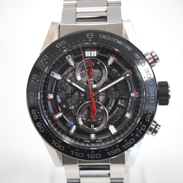 TAG Heuer - タグホイヤー 腕時計 カレラ キャリバー ホイヤー01 CAR2A1W スケルトン SS 自動巻き メンズ Th286601 美品・中古