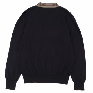 【HERMES】エルメス Vネック 長袖 セーター カシミヤ グレーsize:M/br2209kw