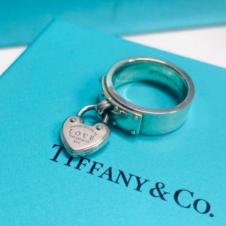 ティファニー(Tiffany & Co.)のTiffany ティファニー リターントゥ ラブ ロック リング 10号(リング(指輪))