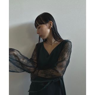 アメリヴィンテージ(Ameri VINTAGE)のLACE REFINED TIGHT DRESS(ロングドレス)