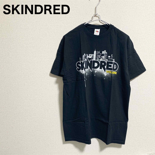SKINDRED スキンドレッド Tシャツ バンドT 黒 メンズL(Tシャツ/カットソー(半袖/袖なし))