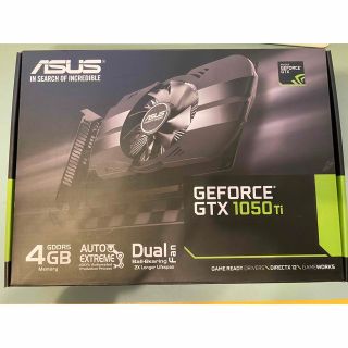 エイスース(ASUS)のASUS GTX-1050Ti(外箱有)(PCパーツ)