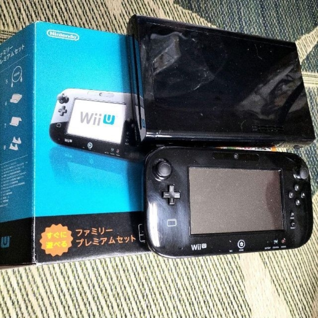 Wii U(ウィーユー)の【動作品】ゲーム機 本体 WiiU 32GB 箱付き 不具合あり エンタメ/ホビーのゲームソフト/ゲーム機本体(家庭用ゲーム機本体)の商品写真