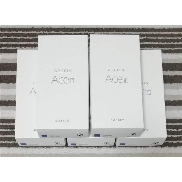 Xperia Ace Ⅲ SOG08 SIMフリー ブルー 5台セット