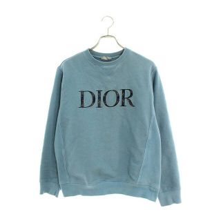 Dior - ディオール 21AW 143J687A0531 フロントロゴ刺繍クルーネック Dior - ディオール 21AW 143J687A0531 フロントロゴ刺繍クルーネック