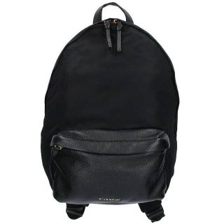 美品 本物 正規品 GIVENCHY メンズ レザー バックパック リュック 黒-