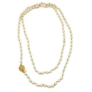 CHANEL - CHANEL シャネル ネックレス ロングネックレス 2連 ココ