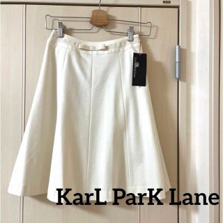 カールパークレーン(KarL Park Lane)のKarL ParK Lane  フレアスカート  リボン　上品　可愛い(ひざ丈スカート)