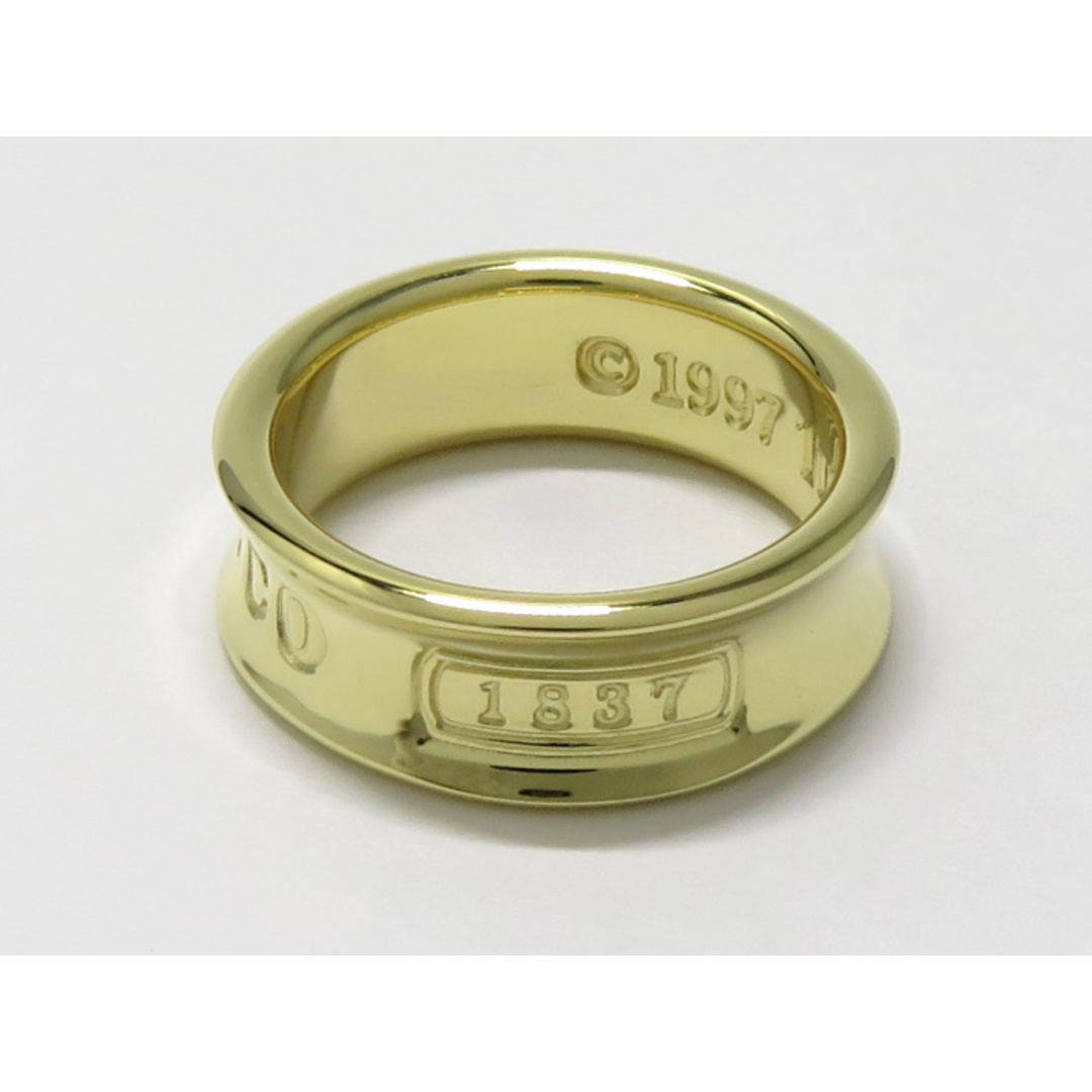 Tiffany & Co. - Tiffany&Co. リング 1837 ナローリング 750YG K18YG
