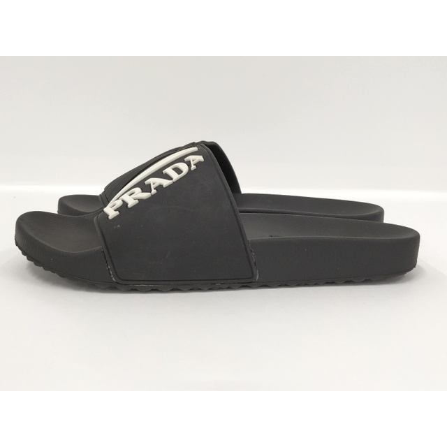 PRADA(プラダ)のPRADA メンズ サンダル ラバー ブラック 表記サイズ7 メンズの靴/シューズ(サンダル)の商品写真