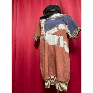 ヴィヴィアンウエストウッド(Vivienne Westwood)のヴィヴィアンユニオンジャックワンピース難有Tシャツユニセックス二階堂ふみ椎名林檎(ひざ丈ワンピース)