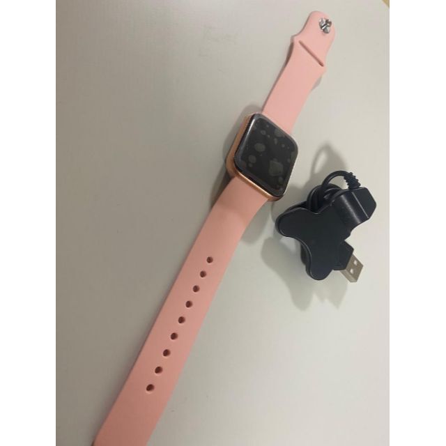 i5スマートウォッチ　最安　スポーツ　ギフト　桃　Bluetooth　おすすめ メンズの時計(腕時計(デジタル))の商品写真